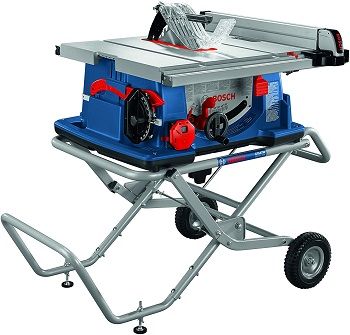 BOSCH Table Saw with Gravity-Rise Wheeled Stand