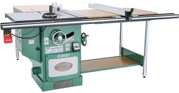 Grizzly Industrial Cabinet Saw G0651-10 3 HP