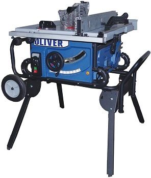 Oliver 10in Table Saw with Roller Stand