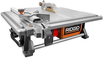 Ridgid 7 inch table top wet tile saw