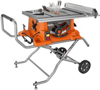 Ridgid Portable Table Saw with Stand